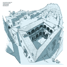 Kazba – ilustracje z książki Witaj w świcie bez architektów Jakuba Szczęsnego, Warszawa: Muzeum Sztuki Nowoczesnej, 2021